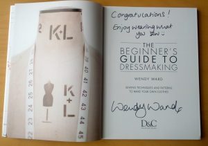 Beginner's Guide to Dressmaking, signed copy