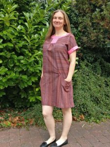 Portfolio Dress (Simplicity 2245) Side view